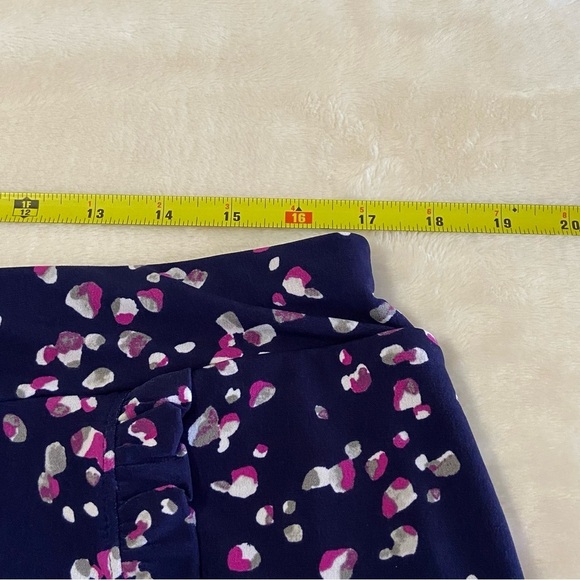 NWT WEEKENDS BY CHICOS / Sporty Pebble Spots Ruffle Skort Size 2 (L/12) - Picture 7 of 9